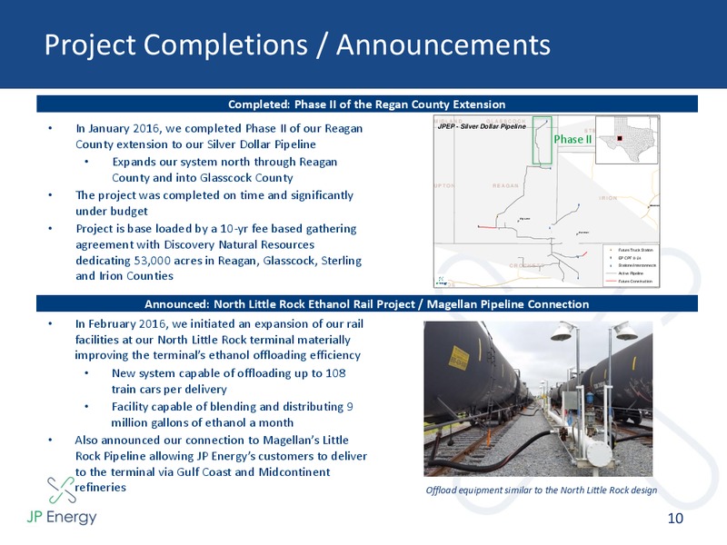 Barclays MLP Corporate Access Day – JP Energy Partners LP – slide 9