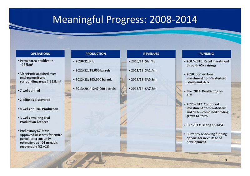 Investor Presentation – Jupiter Energy Ltd. – slide 6