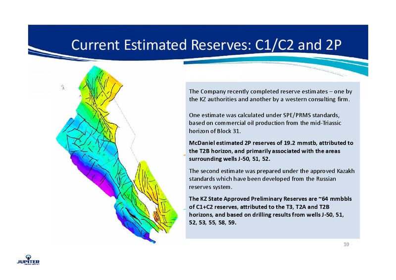 Investor Presentation – Jupiter Energy Ltd. – slide 9