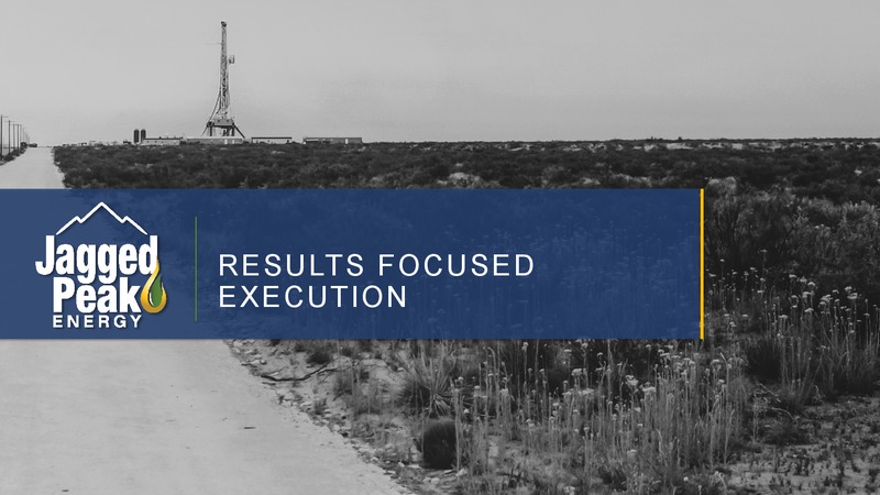 May 2019 Investor Presentation – Jagged Peak Energy Inc – slide 4