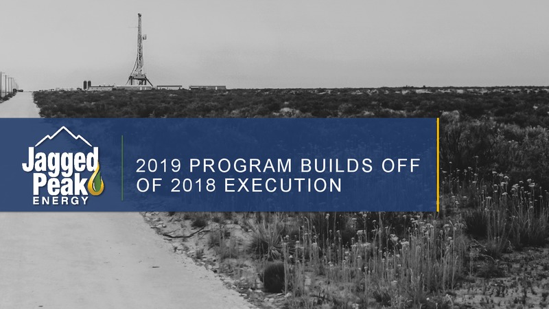 May 2019 Investor Presentation – Jagged Peak Energy Inc – slide 8