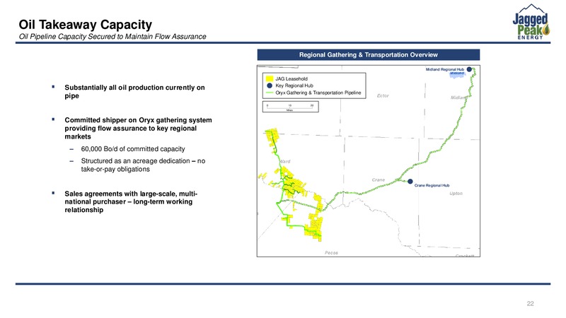 2Q 2018 Earnings Presentation – Jagged Peak Energy Inc – slide 22