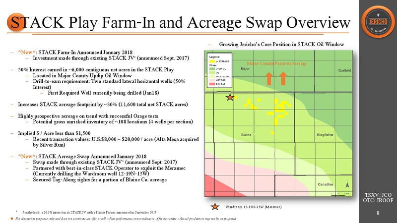 January 2018 Corporate Presentation – Jericho Oil Corp – slide 7
