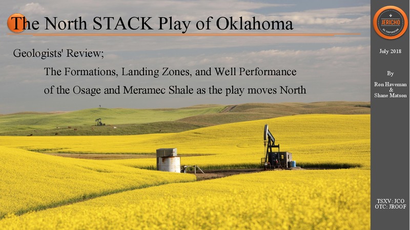July 2018 Corporate Presentation – Jericho Oil Corp – slide 1