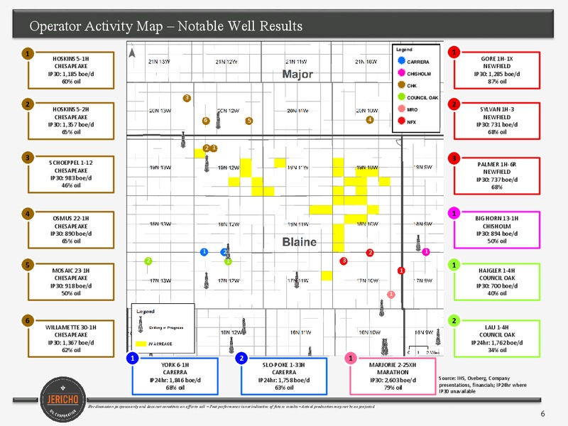 Jericho Enters Anadarko Basin STACK Play – Jericho Oil Corp – slide 5