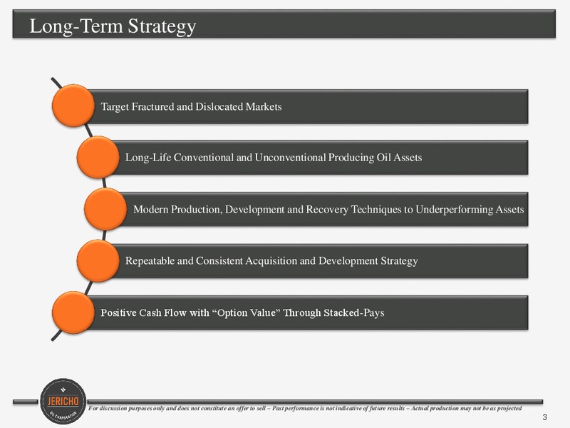 September 2016 Corporate Presentation – Jericho Oil Corp – slide 2