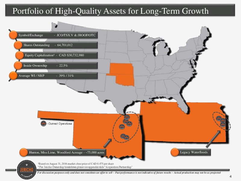September 2016 Corporate Presentation – Jericho Oil Corp – slide 3