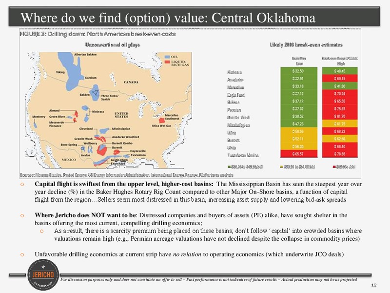 September 2016 Corporate Presentation – Jericho Oil Corp – slide 11