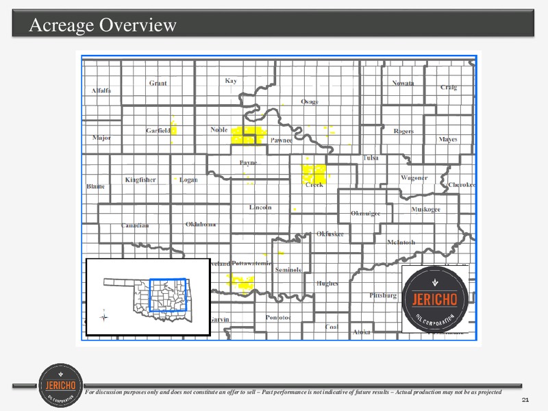 September 2016 Corporate Presentation – Jericho Oil Corp – slide 20