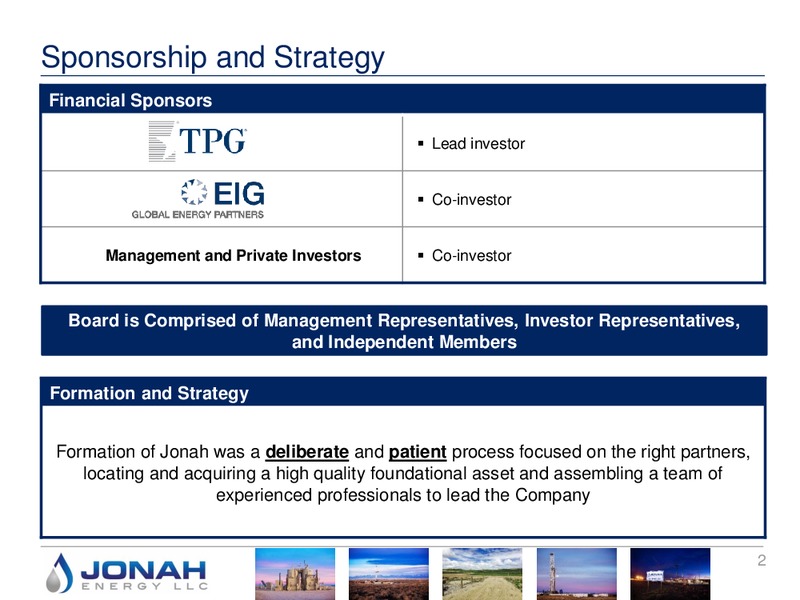 Enercom Conference 2015 – Jonah Energy Llc – slide 2