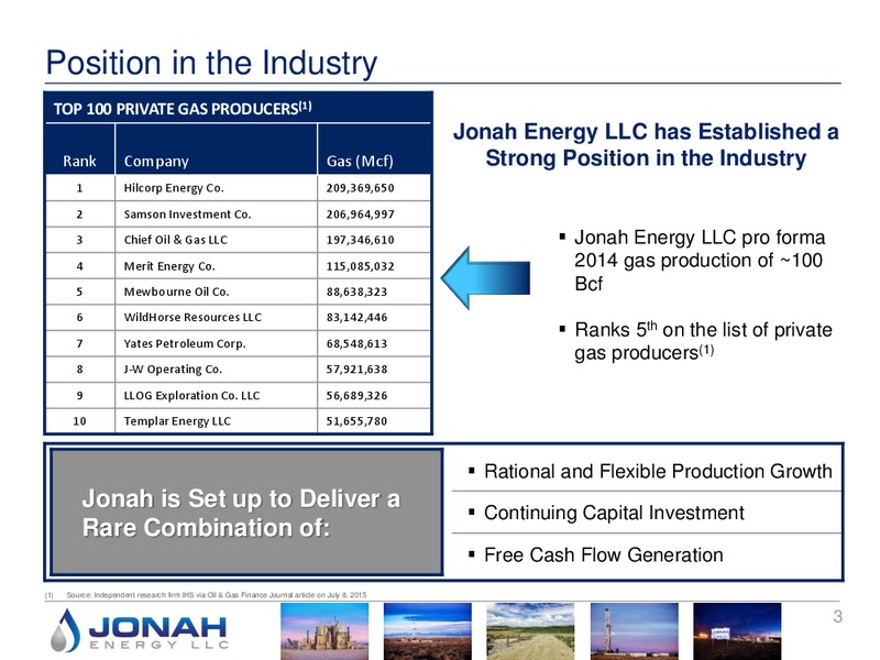 Enercom Conference 2015 – Jonah Energy Llc – slide 3