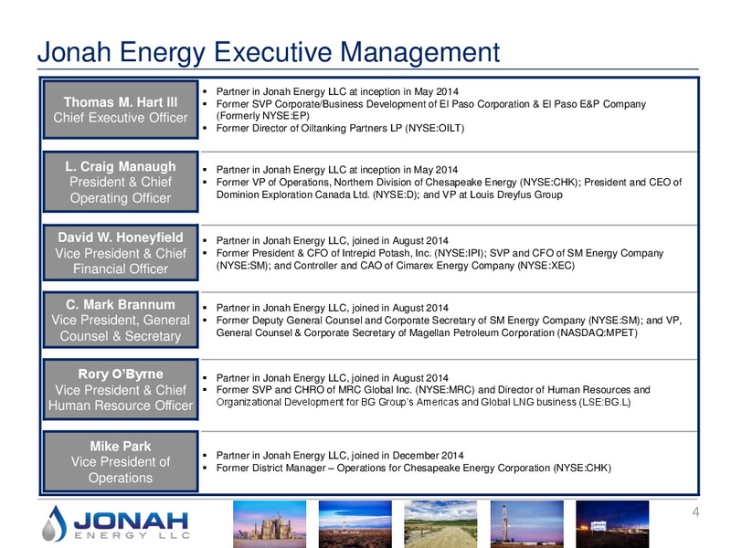 Enercom Conference 2015 – Jonah Energy Llc – slide 4