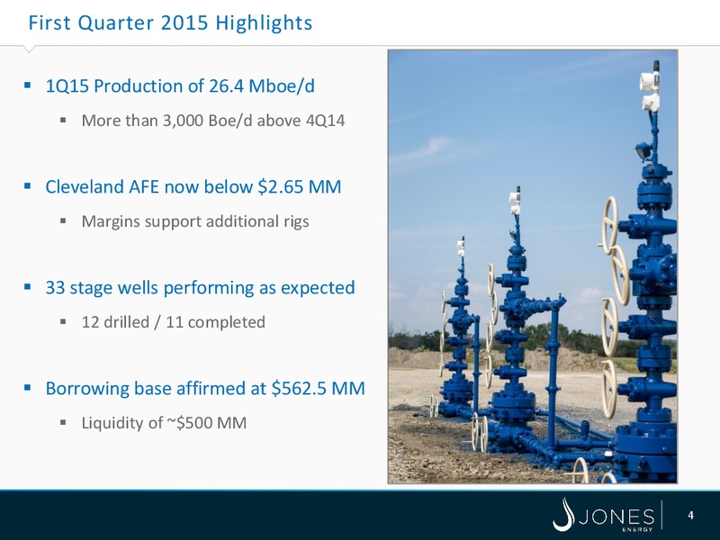 UBS Global Oil and Gas Conference – Jones Energy Inc. – slide 4