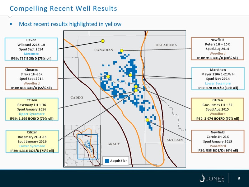 STACK SCOOP Acquisition – Jones Energy Inc. – slide 7