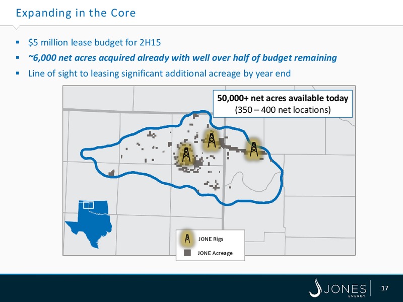 Barclays Capital CEO Energy Power Conference – Jones Energy Inc. – slide 17