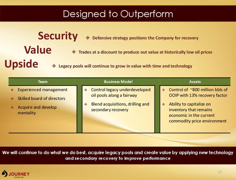 January 2018 Corporate Presentation – Journey Energy Inc – slide 25