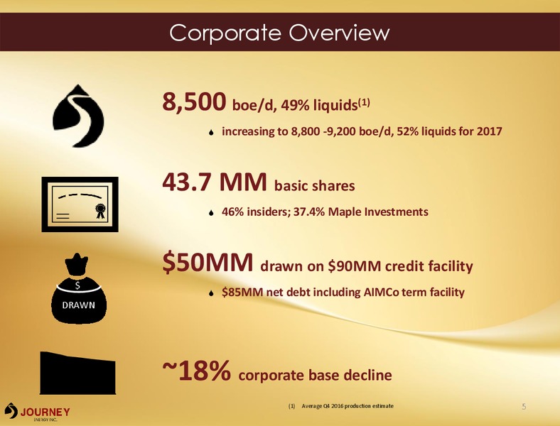 March 2017 Corporate Presentation – Journey Energy Inc – slide 3