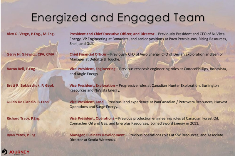 May 2022 Corporate Presentation – Journey Energy Inc – slide 23