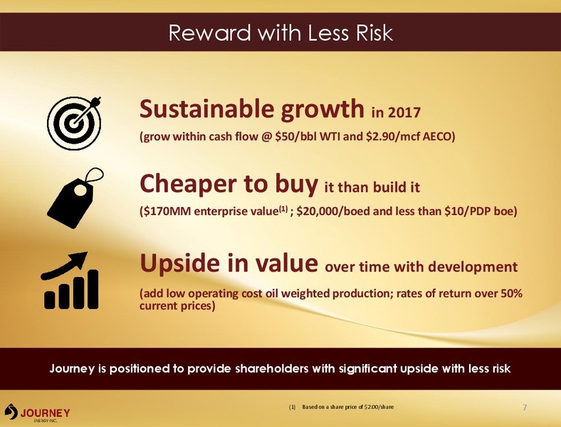 November 2016 Corporate Presentation – Journey Energy Inc – slide 5