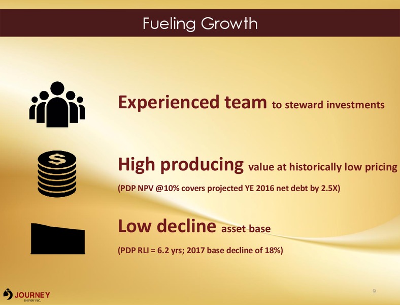 November 2016 Corporate Presentation – Journey Energy Inc – slide 7