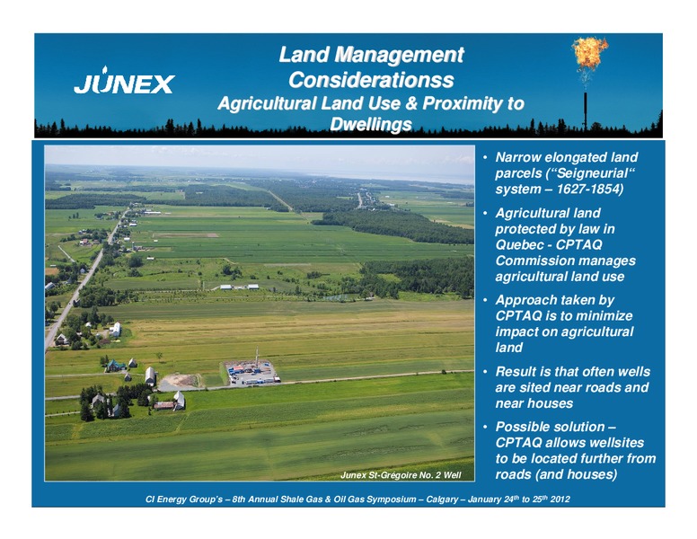 JANUARY 2012 INVESTOR PRESENTATION – Junex Inc. – slide 25
