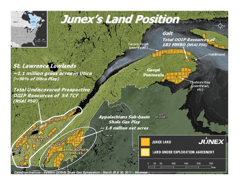 MARCH 2011 INVESTOR PRESENTATION – Junex Inc. – slide 10