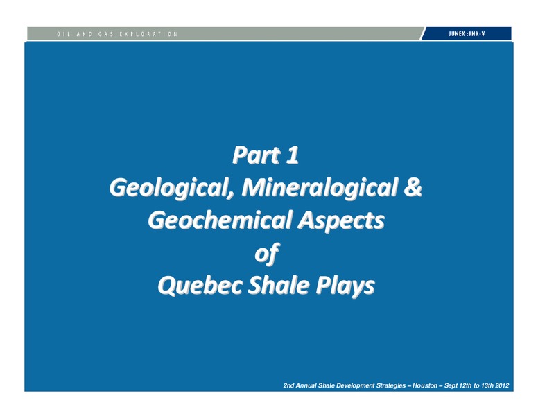 INVESTOR PRESENTATION – Junex Inc. – slide 5