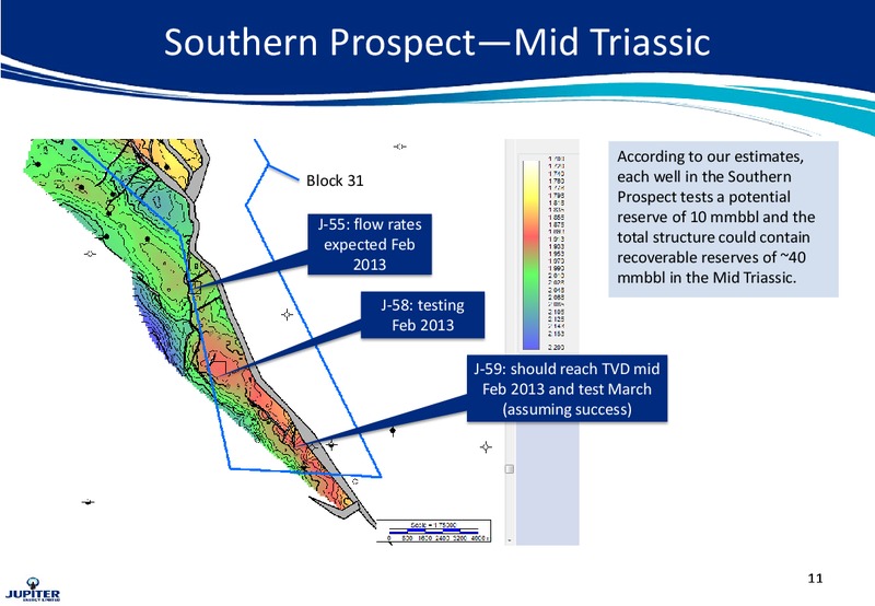 57TH OIL BARREL CONFERENCE – Jupiter Energy Ltd. – slide 11