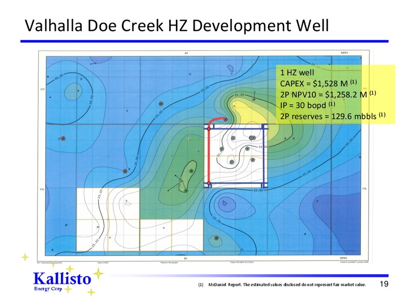 CORPORATE PRESENTATION – Kallisto Energy Corp – slide 18