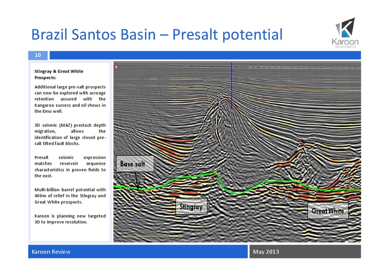 May Review 2013 – Karoon Gas Australia Ltd – slide 11