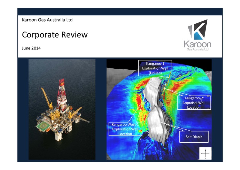 Corporate Review – Karoon Gas Australia Ltd – slide 1