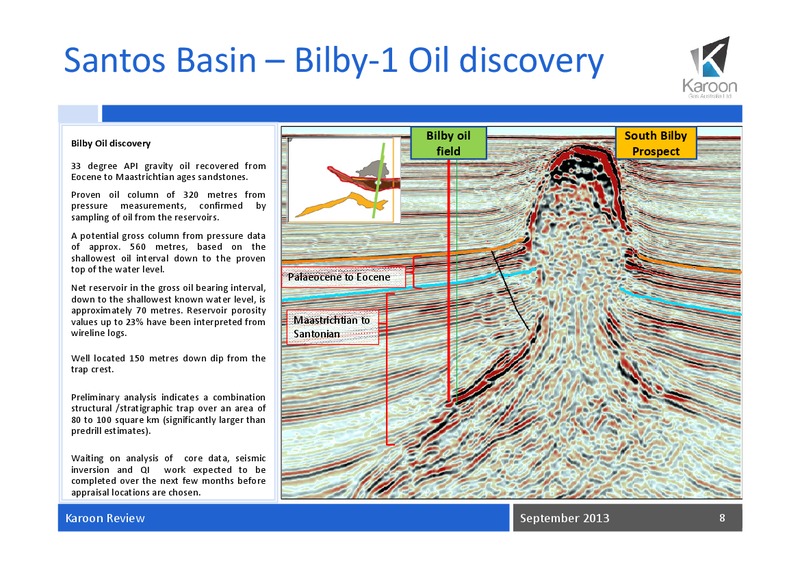 September Review – Karoon Gas Australia Ltd – slide 9