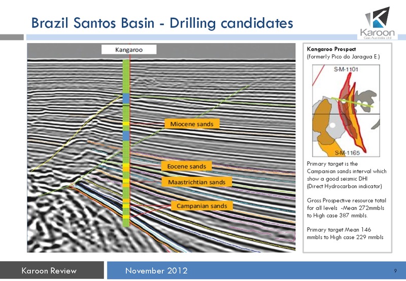 November Review 2012 – Karoon Gas Australia Ltd – slide 10