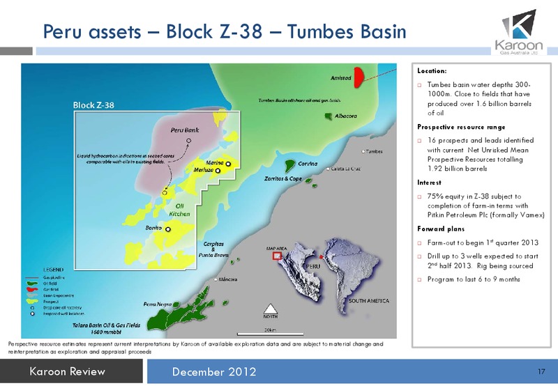 December Review – Karoon Gas Australia Ltd – slide 18