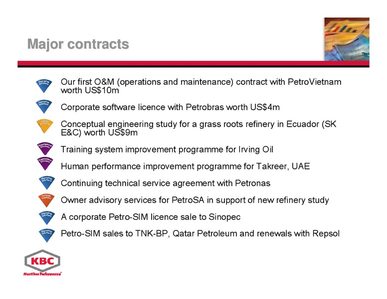 MARCH 2010 INVESTOR PRESENTATION – Kbc Advanced Technologies Plc – slide 14