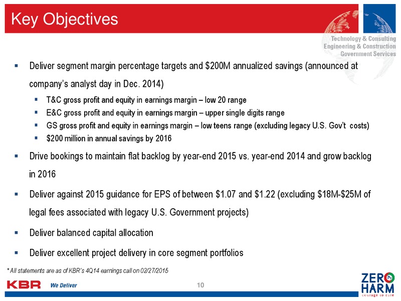 KBR Investor Meetings – Kbr, Inc. – slide 9