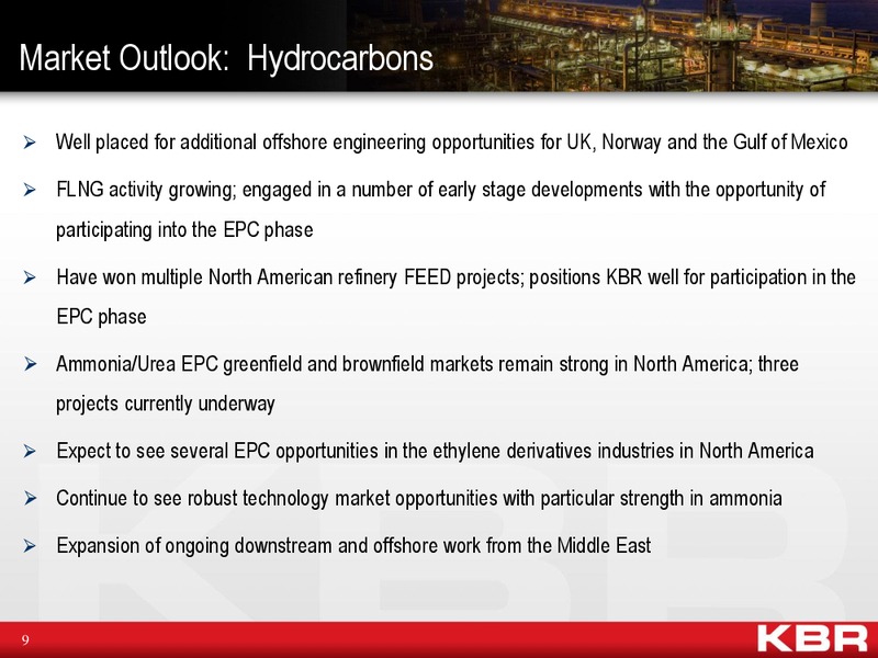Q1 Financial Results – Kbr, Inc. – slide 8