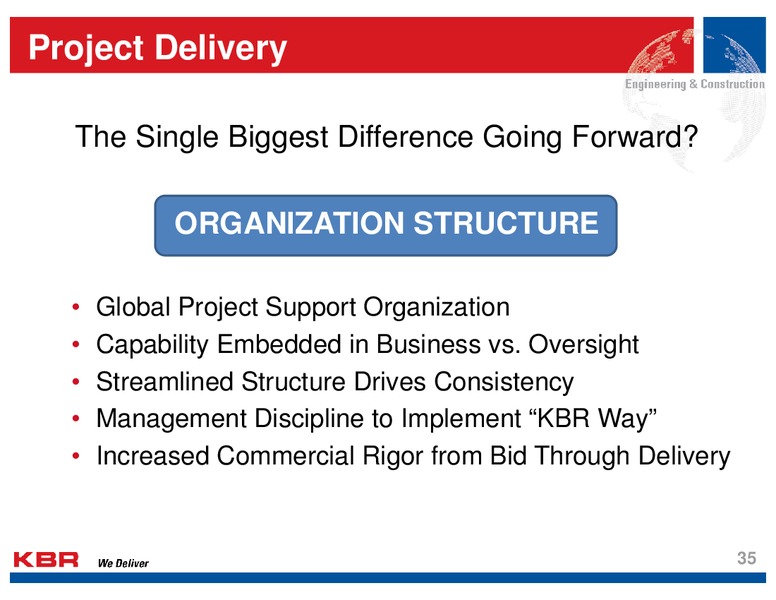 Analyst Day – Kbr, Inc. – slide 34