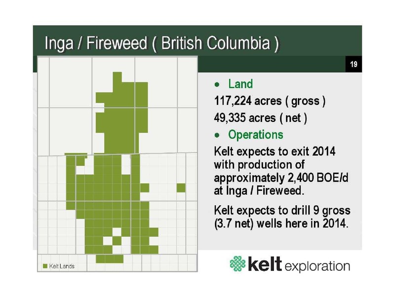FIRSTENERGY SOCIETE GENERALE EAST COAST ENERGY CONFERENCE – Kelt Exploration Ltd. – slide 20