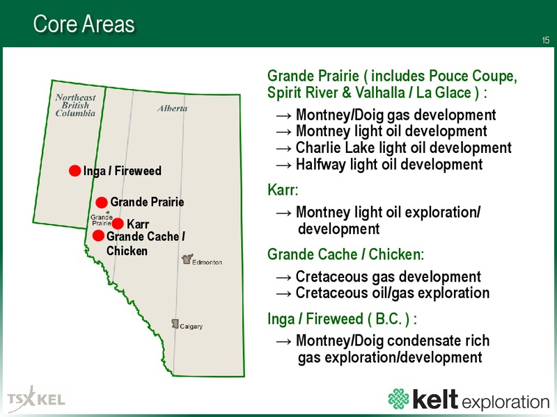 MARCH 2015 CORPORATE PRESENTATION – Kelt Exploration Ltd. – slide 14