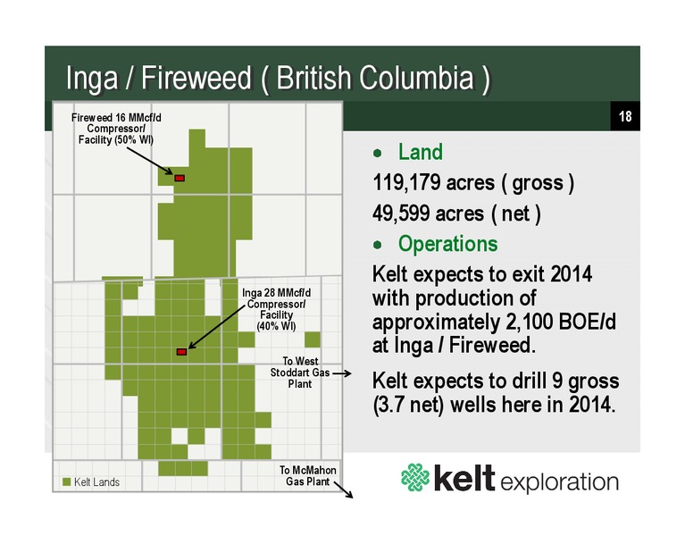 CORPORATE PRESENTATION – Kelt Exploration Ltd. – slide 18