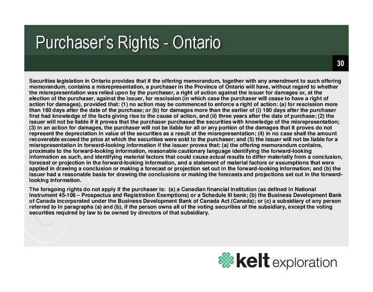 DECEMBER 2013 CORPORATE PRESENTATION – Kelt Exploration Ltd. – slide 26