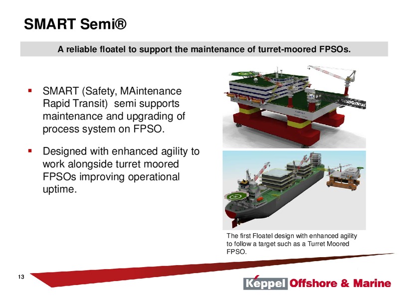 21st Annual Oil & Offshore Conference – Keppel Corporation Limited – slide 13