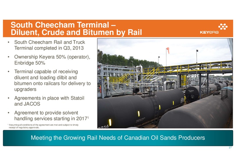 Peters & Co Lake Louise Conference – Keyera Corp. – slide 26
