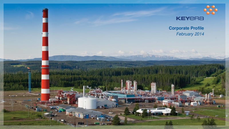 Corporate Profile – Keyera Corp. – slide 1