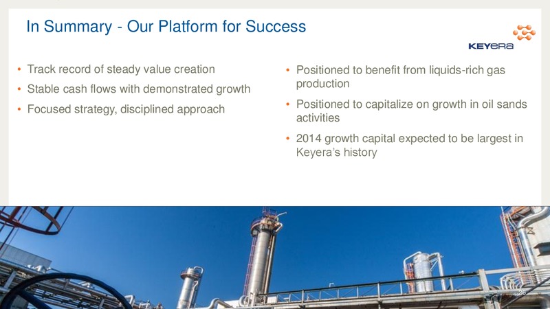 Corporate Profile – Keyera Corp. – slide 25