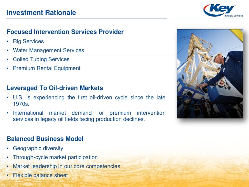 ENERCOM OIL & GAS CONFERENCE – Key Energy Services Inc. – slide 2