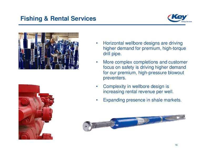 BAML GLOBAL ENERGY CONFERENCE – Key Energy Services Inc. – slide 14