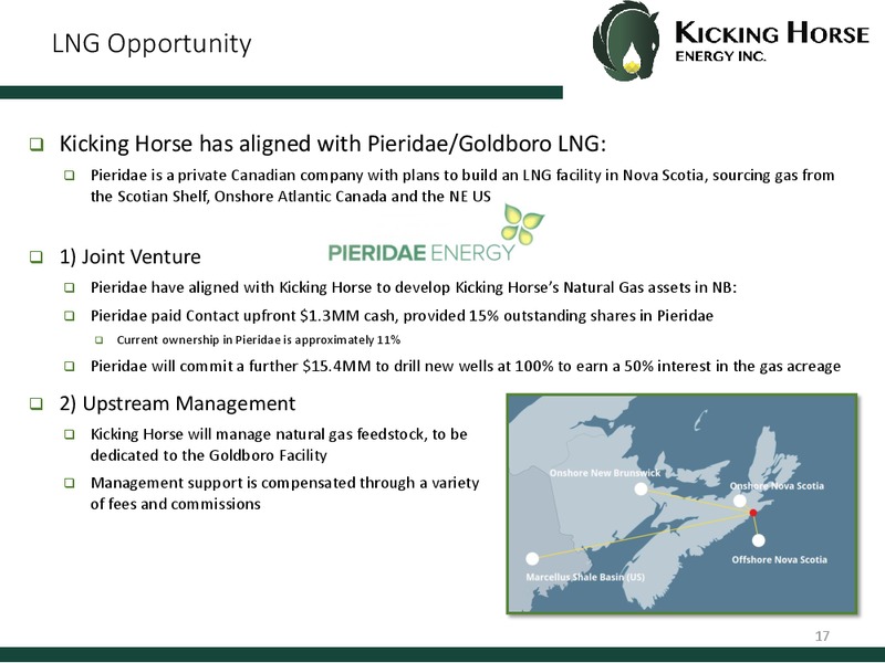 Q2 2015 Corporate Presentation Update – Kicking Horse Energy Inc. – slide 14