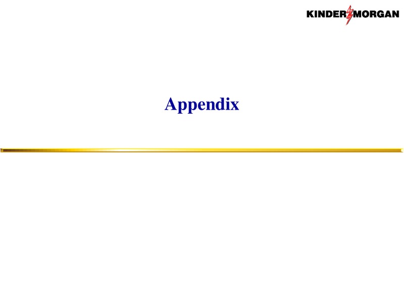 BARCLAYS CEO ENERGY POWER CONFERENCE – KINDER MORGAN ENERGY PARTNERS, L.P. – slide 15